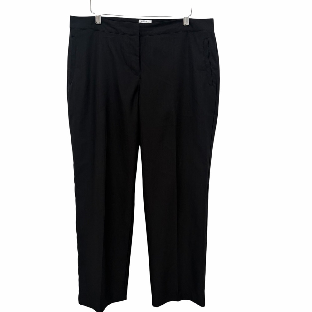 IZOD Performance Lightweight Cool-FX Stretch Black Golf Pants- Like New Size 12